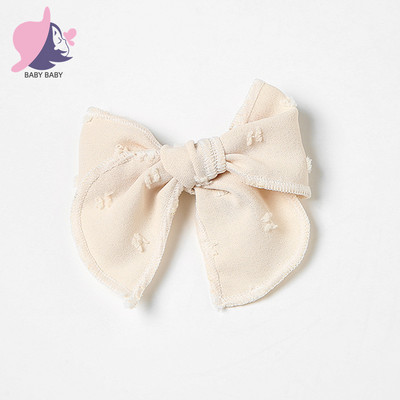 Agrafe de păr cu flori de margaretă, fundă drăguță imprimată, țesătură de bumbac, fundă de păr pentru fetițe, agrafe pentru copii, accesorii pentru păr pentru copii