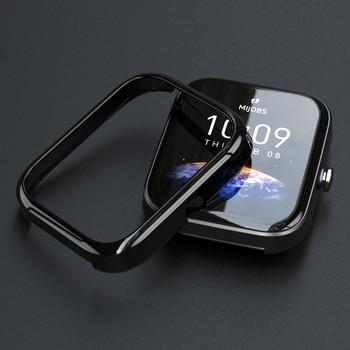 За Amazfit Bip 3 Case Защитен калъф за екран на смарт часовник за Amazfit Bip 3 Pro Cover TPU Protector Bumper Shell