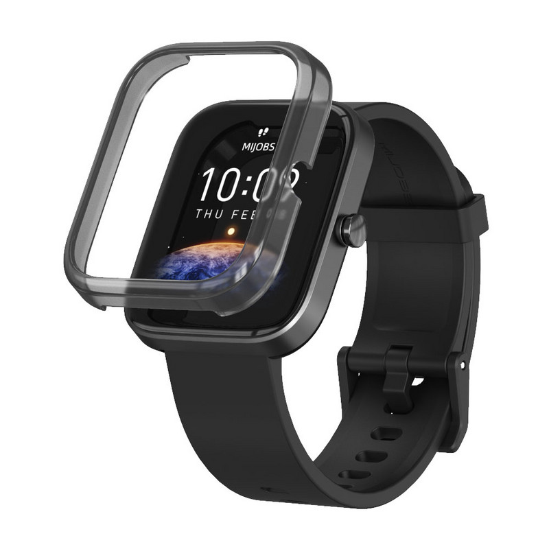 Amazfit Bip 3 Case Smart Watch ekrano apsauginis dėklas, skirtas Amazfit Bip 3 Pro Cover TPU Protector Bufer Shell