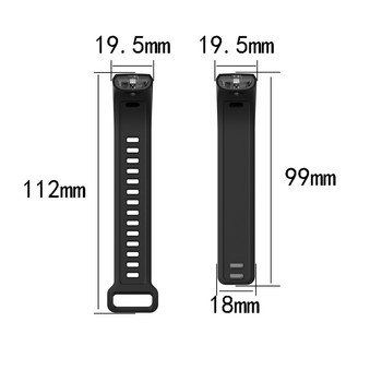 Мека силиконова регулируема каишка за гривна Резервна каишка за часовник за каишка за Huawei Band 2/Band 2 Pro/ERS-B19/ERS-B29