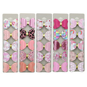 5 db új 2,3 hüvelykes lány készletek, fejfedők, hajcsatolók, aranyos gyerekeknek való hajtűk hajkiegészítők, édes hajtűk Barrette