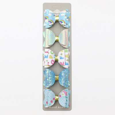 5 db új 2,3 hüvelykes lány készletek, fejfedők, hajcsatolók, aranyos gyerekeknek való hajtűk hajkiegészítők, édes hajtűk Barrette