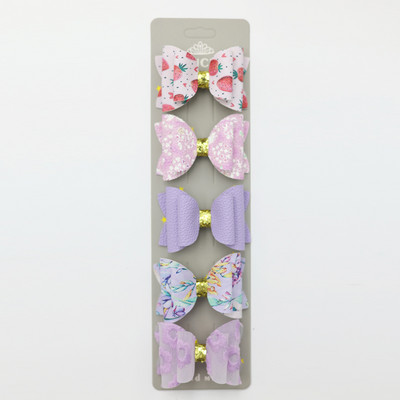 5 db új 2,3 hüvelykes lány készletek, fejfedők, hajcsatolók, aranyos gyerekeknek való hajtűk hajkiegészítők, édes hajtűk Barrette