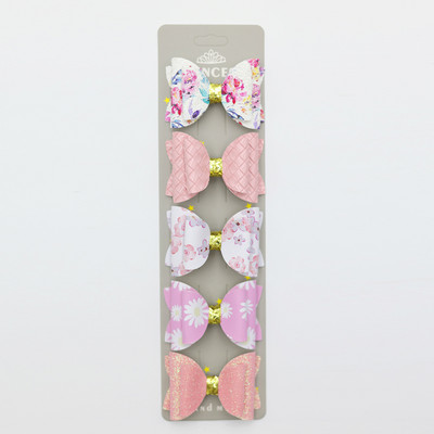 5 db új 2,3 hüvelykes lány készletek, fejfedők, hajcsatolók, aranyos gyerekeknek való hajtűk hajkiegészítők, édes hajtűk Barrette