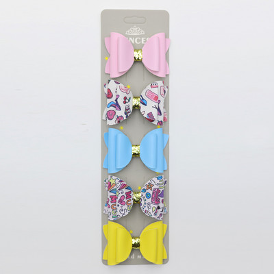 5 db új 2,3 hüvelykes lány készletek, fejfedők, hajcsatolók, aranyos gyerekeknek való hajtűk hajkiegészítők, édes hajtűk Barrette