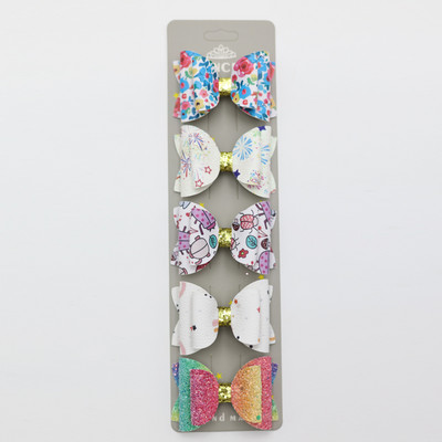 5 db új 2,3 hüvelykes lány készletek, fejfedők, hajcsatolók, aranyos gyerekeknek való hajtűk hajkiegészítők, édes hajtűk Barrette