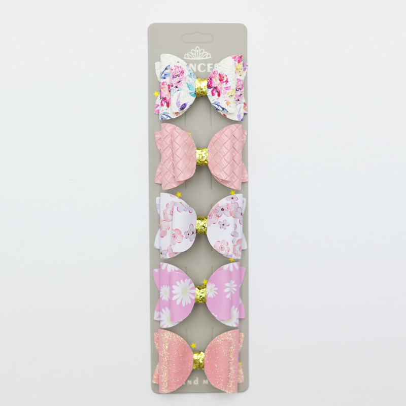5 db új 2,3 hüvelykes lány készletek, fejfedők, hajcsatolók, aranyos gyerekeknek való hajtűk hajkiegészítők, édes hajtűk Barrette