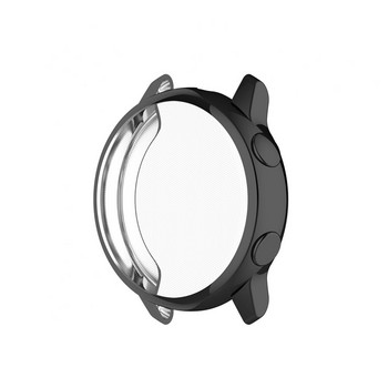 Спортен смарт часовник Clear Slim TPU Screen Protect Shell Full Cover Protective Frame Case за Samsung Galaxy Watch Active SM-R500