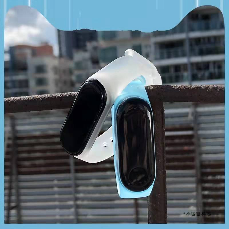 Curea pentru Xiaomi Mi band 7 6 5 band4 3 Curea de ceas Brățară de înlocuire din silicon transparent corea Xiaomi mi band6 miband7 Curele