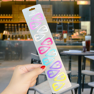 12 tk/komplekt Armsad värvilised geomeetrilised tähekujulised vesitilgakujulised juuksenõelad tüdrukutele armsad juuksekaunistused.