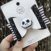 2021-es Halloween hajmasni lányoknak Pumpkin Pinwheel hajkapcsok Fejfedők Hajtűk Hajkiegészítők 3,5 hüvelykes MÉRET