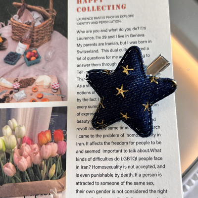 Mini slatka slatka cool djevojka Zvjezdana kopča za kosu Traper Jarko sjajna mala ukosnica Dječji Dodaci za kosu za bebe Ukosnica Studentska frizura