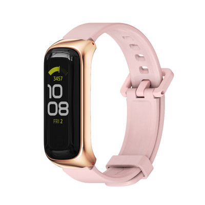 Apyrankė skirta Samsung Fit 2 dirželiui Rainbow Smart apyrankei silikoninė apyrankė keičiama odinė laikrodžio apyrankė, skirta Samsung Galaxy Fit 2 Correa