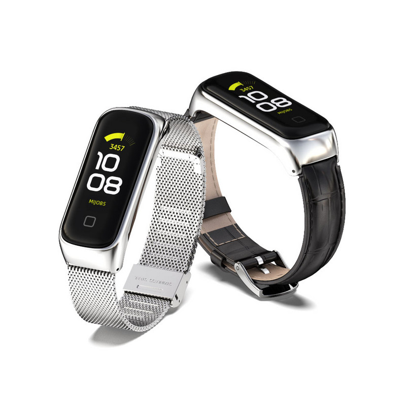 Apyrankė skirta Samsung Fit 2 dirželiui Rainbow Smart apyrankei silikoninė apyrankė keičiama odinė laikrodžio apyrankė, skirta Samsung Galaxy Fit 2 Correa