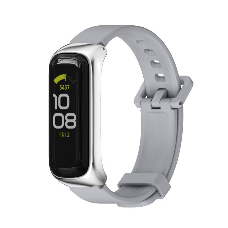 Apyrankė skirta Samsung Fit 2 dirželiui Rainbow Smart apyrankei silikoninė apyrankė keičiama odinė laikrodžio apyrankė, skirta Samsung Galaxy Fit 2 Correa