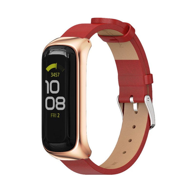 Apyrankė skirta Samsung Fit 2 dirželiui Rainbow Smart apyrankei silikoninė apyrankė keičiama odinė laikrodžio apyrankė, skirta Samsung Galaxy Fit 2 Correa