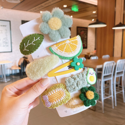 Komplet crtanih filmova s voćem, dječja pokrivala za glavu, ženske ukosnice za bebe, djevojke, šiške, kopča, bočne ukosnice, ukrasi, veleprodaja