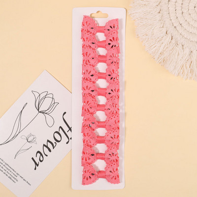 10Pcs/Set Mini bombone boje šuplje ukosnice mašne Koje za kosu za djecu Djevojčice Ukosnice Pokrivala za glavu Dodaci za kosu Veleprodaja