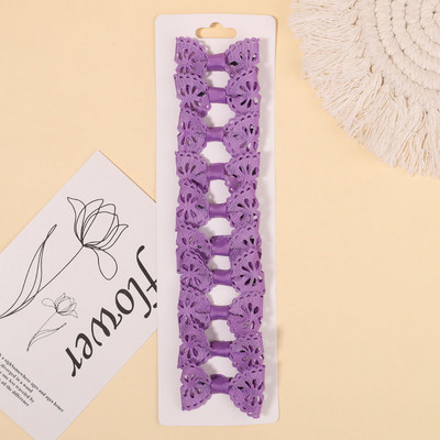 10Pcs/Set Mini bombone boje šuplje ukosnice mašne Koje za kosu za djecu Djevojčice Ukosnice Pokrivala za glavu Dodaci za kosu Veleprodaja