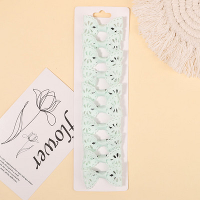 10Pcs/Set Mini bombone boje šuplje ukosnice mašne Koje za kosu za djecu Djevojčice Ukosnice Pokrivala za glavu Dodaci za kosu Veleprodaja