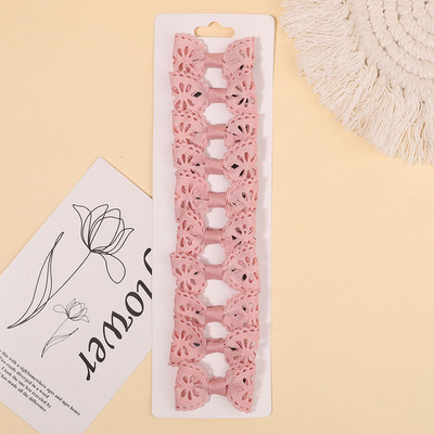 10Pcs/Set Mini bombone boje šuplje ukosnice mašne Koje za kosu za djecu Djevojčice Ukosnice Pokrivala za glavu Dodaci za kosu Veleprodaja