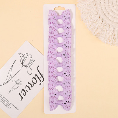 10Pcs/Set Mini bombone boje šuplje ukosnice mašne Koje za kosu za djecu Djevojčice Ukosnice Pokrivala za glavu Dodaci za kosu Veleprodaja