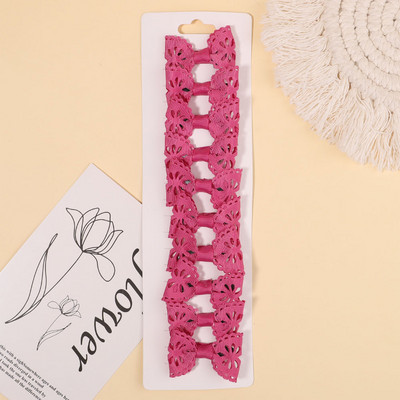 10Pcs/Set Mini bombone boje šuplje ukosnice mašne Koje za kosu za djecu Djevojčice Ukosnice Pokrivala za glavu Dodaci za kosu Veleprodaja