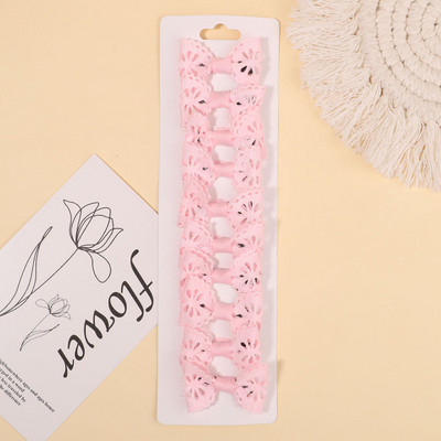 10Pcs/Set Mini bombone boje šuplje ukosnice mašne Koje za kosu za djecu Djevojčice Ukosnice Pokrivala za glavu Dodaci za kosu Veleprodaja