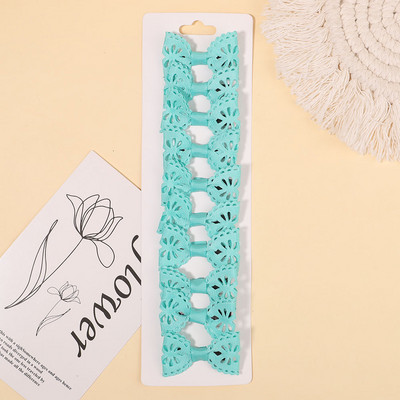 10Pcs/Set Mini bombone boje šuplje ukosnice mašne Koje za kosu za djecu Djevojčice Ukosnice Pokrivala za glavu Dodaci za kosu Veleprodaja