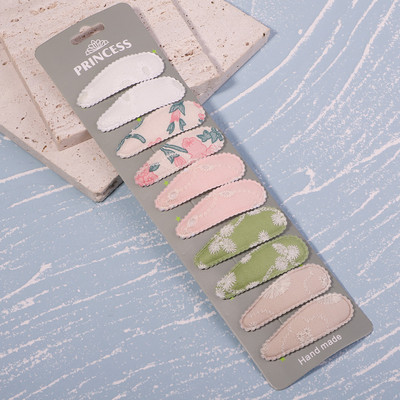 10 buc/set agrafe de păr cu broderie imprimate pentru fete copii BB agrafe colorate pentru femei Accesorii de stil de modă