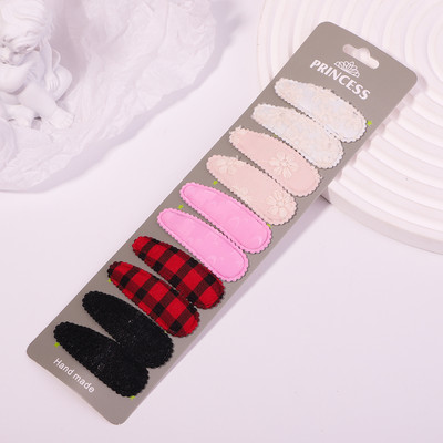 10 buc/set agrafe de păr cu broderie imprimate pentru fete copii BB agrafe colorate pentru femei Accesorii de stil de modă