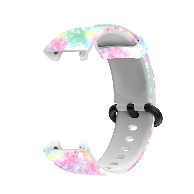 Curea de înlocuire din silicon pentru brățară pentru ceas, compatibilă cu Xiaomi Mi Watch Lite Redmi, curea moale reglabilă colorată