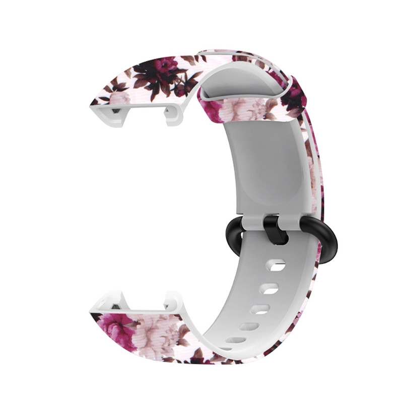 Curea de înlocuire din silicon pentru brățară pentru ceas, compatibilă cu Xiaomi Mi Watch Lite Redmi, curea moale reglabilă colorată