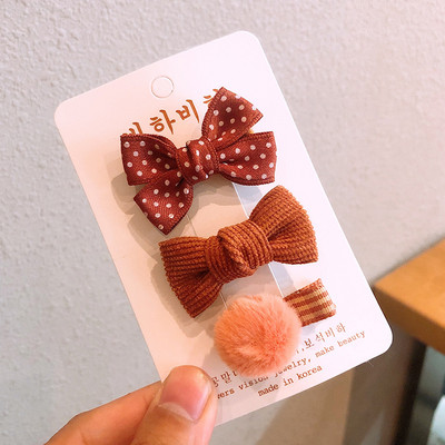 3 buc/lot Agrafe de păr cu broderie florală Accesorii de păr pentru copii Agrafe cleme de păr pentru bebeluși Agrafe pentru fete Agrafe pentru copii