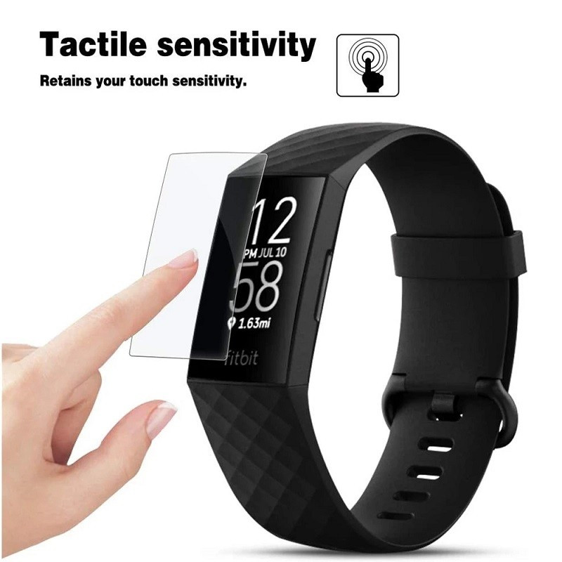 2 komada meke TPU prozirne zaštitne folije za Fitbit Charge 5/4/3 Smart Band narukvicu Zaštitna maska za zaslon Smartband Dodaci