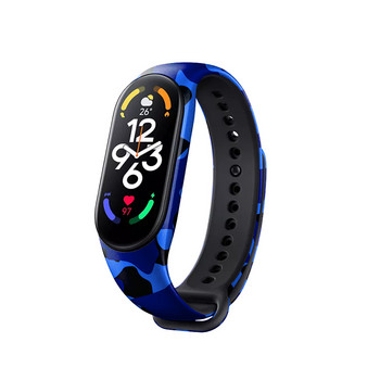 Εκτύπωση βραχιόλι σιλικόνης για Xiaomi Mi Band 7 Strap Sport Wristband Miband Smart Watch Accessories Correa for Mi Band7 Strap