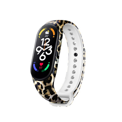 Print Silikonska narukvica za Xiaomi Mi Band 7 remen Sportska narukvica Miband Dodaci za pametne satove Correa za Mi Band7 remen