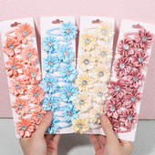 10kom/set Jednobojne kopče za kosu sa vještačkim kamenčićima za djecu Ručno izrađene BB kopče Ukosnice Pokrivala za glavu Modni dodaci za kosu za djevojke