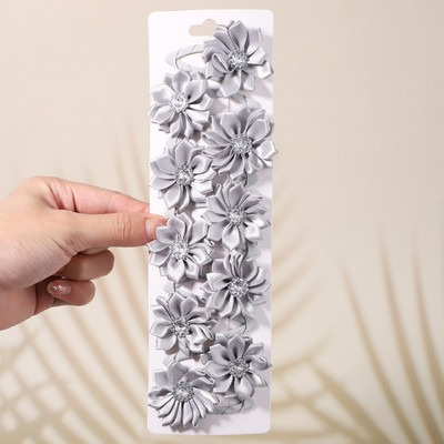 10kom/set Jednobojne kopče za kosu sa vještačkim kamenčićima za djecu Ručno izrađene BB kopče Ukosnice Pokrivala za glavu Modni dodaci za kosu za djevojke