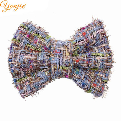 1PC 2023 modna tkanina za frizuru 5" mašna za kosu Ukosnica DIY dodaci za kosu za žene Pokrivala za kosu Kopča traka za glavu