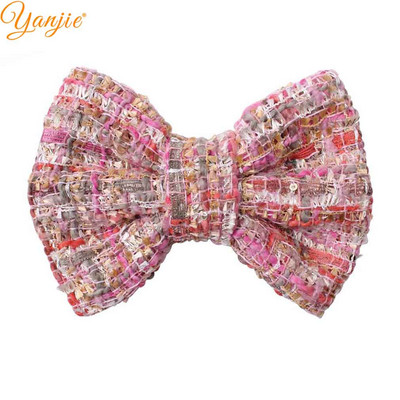 1PC 2023 modna tkanina za frizuru 5" mašna za kosu Ukosnica DIY dodaci za kosu za žene Pokrivala za kosu Kopča traka za glavu