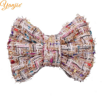 1PC 2023 modna tkanina za frizuru 5" mašna za kosu Ukosnica DIY dodaci za kosu za žene Pokrivala za kosu Kopča traka za glavu