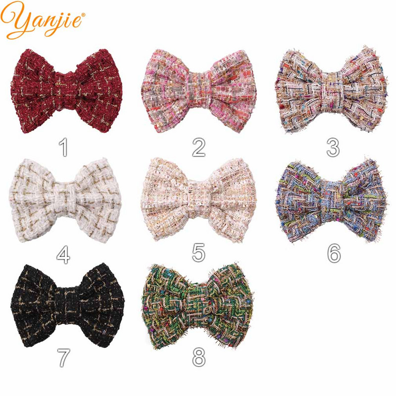 1PC 2023 modna tkanina za frizuru 5" mašna za kosu Ukosnica DIY dodaci za kosu za žene Pokrivala za kosu Kopča traka za glavu