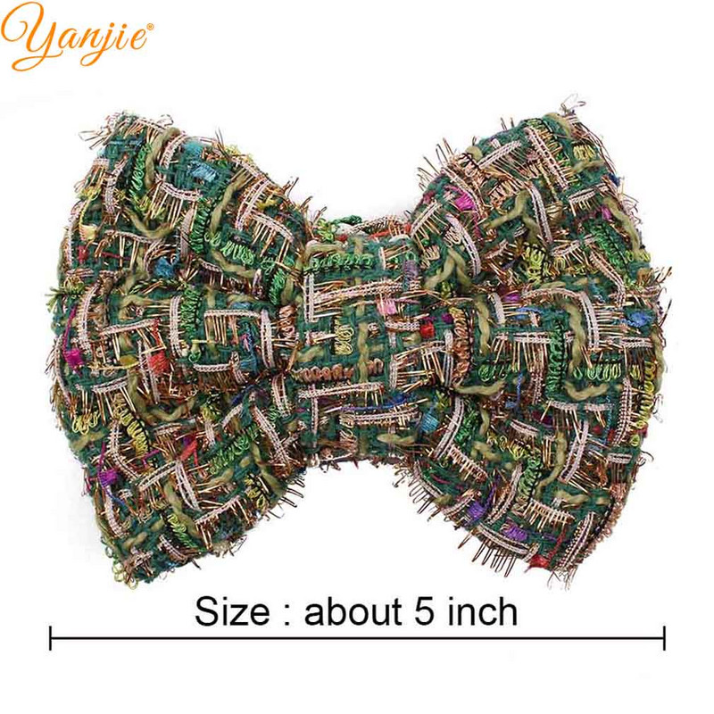 1PC 2023 modna tkanina za frizuru 5" mašna za kosu Ukosnica DIY dodaci za kosu za žene Pokrivala za kosu Kopča traka za glavu