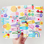 14PCS/Set Nove djevojke, slatke šarene ukosnice s cvijećem, dječje ljupke ukrasne kopče za kosu BB ukosnice, modni dodaci za kosu