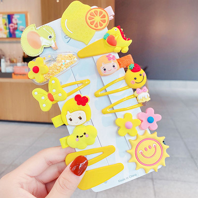 14PCS/Set Nove djevojke, slatke šarene ukosnice s cvijećem, dječje ljupke ukrasne kopče za kosu BB ukosnice, modni dodaci za kosu