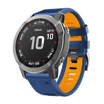 Λουράκι για Garmin Fenix 7 7X 5 5X Plus 6 6X Pro 3 3HR 26 22mm σιλικόνης βραχιόλι καρπού Ζώνες γρήγορης απελευθέρωσης Ζάντα έξυπνου ρολογιού