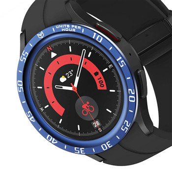 Μεταλλικοί δακτύλιοι για Samsung Galaxy Watch 4 Classic 46 42mm από ανοξείδωτο ατσάλι με στεφάνι ρολόι4 5 40/44mm Δαχτυλίδι προφυλακτήρα θήκης ρολογιού προστασίας