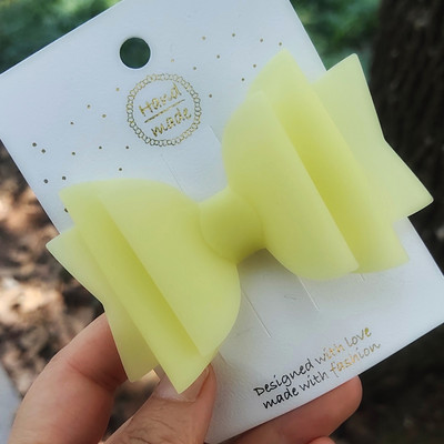 Thumbelina Jelly Bows Hairgrip Csillogó Haj masnik Clippel Waterprrof Bow Hajcsat Lányok Nyári Hajtűk Hajkiegészítők