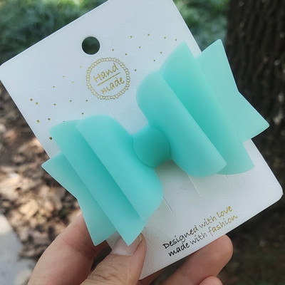 Thumbelina Jelly Bows Hairgrip Csillogó Haj masnik Clippel Waterprrof Bow Hajcsat Lányok Nyári Hajtűk Hajkiegészítők